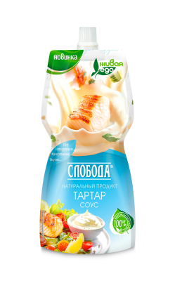 Соус на основе раст. масел Тартар 60%, 200мл, дойпак+, Слобода (12шт)