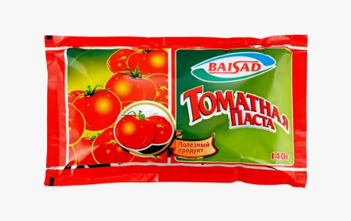 Томатная паста, 140г, сашет, Байсад (52шт)