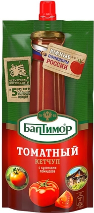 Кетчуп Томатный, 260г, Дой-пак, Балтимор (28шт)