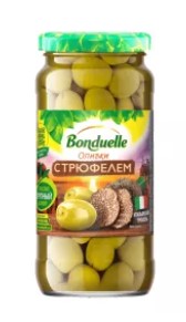 Оливки с Трюфелем, 244мл, ст/б, BONDUELLE (12шт)