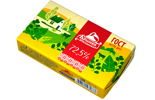 Спред растительно-жировой 72,5% фас, 180г, фольга, Крынка Землянская (24шт)