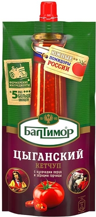 Кетчуп Цыганский, 260г, дойпак+, Балтимор (28шт)