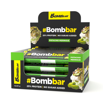 Батончик глазированный Фисташковая меренга, 40г, флоупак, BOMBBAR (30шт)