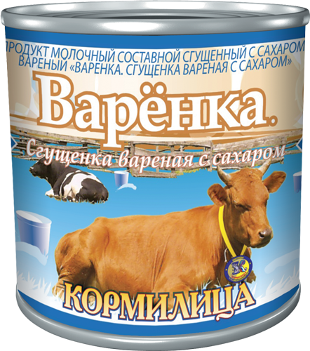 Варёнка. Сгущенка вар. с сах. 4,0%, 370 г 7А, Кормилица