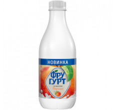 Напиток кисломол. со вкус. Персика 1,5%, 950г, ПЭТ, Фругурт (6шт)