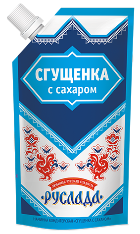 Сгущенка с сах. Начинка конд. 8,5%, 270 г дойпак+, Руслада