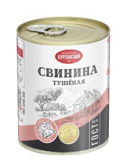 Свинина тушеная, 338г, ж/б с ключ., Стандарт (15шт)