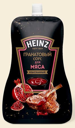 Соус Гранатовый, 200г, дойпак, HEINZ (14шт)