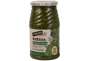 Фейхоа протертая с сахаром, 570г, ст. банка (евро), Стоевъ (12шт)