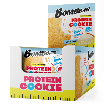 Печенье неглазированное Творожное, 40г, флоупак, BOMBBAR (12шт)