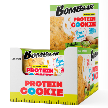 Печенье неглазированное Фисташка, 40г, флоупак, BOMBBAR (12шт)