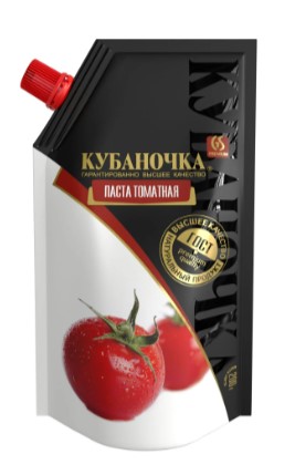 Томатная паста, 200г, дой-пак, Кубаночка (20шт)