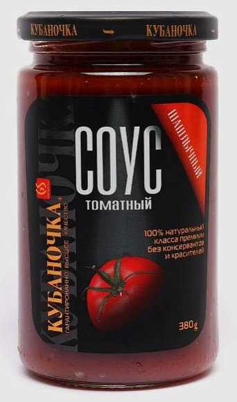 Соус Шашлычный, 380г, ст/б, Кубаночка (12шт)