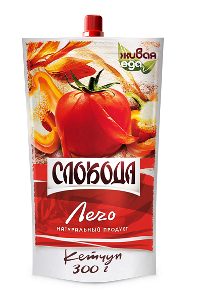 Кетчуп Лечо, 300г, Дой-пак+, Слобода (24шт )