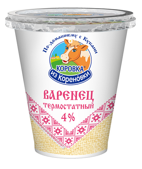 Варенец 4,0%, термостатн., 300 г стакан ПМ, КизК