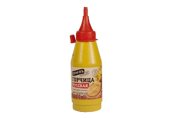 Горчица Русская, 160г, пл. бут., Стоевъ (18шт)