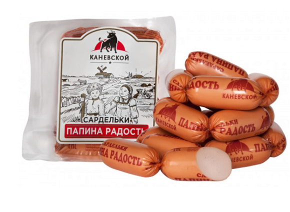 Сардельки Папина радость, вес, гмс, Каневской МПК (прим.1,3кг)