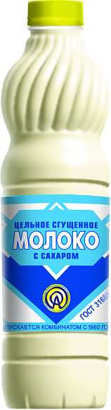 Молоко цельн. сгущ. с сах. 8,5%, 1,46 кг бут. ПЭТ, Знаковая
