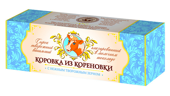 Сырок творожн. ванильн. глазир. В МОЛ. ШОК. 15,0%, 50 г флоупак+, КизК