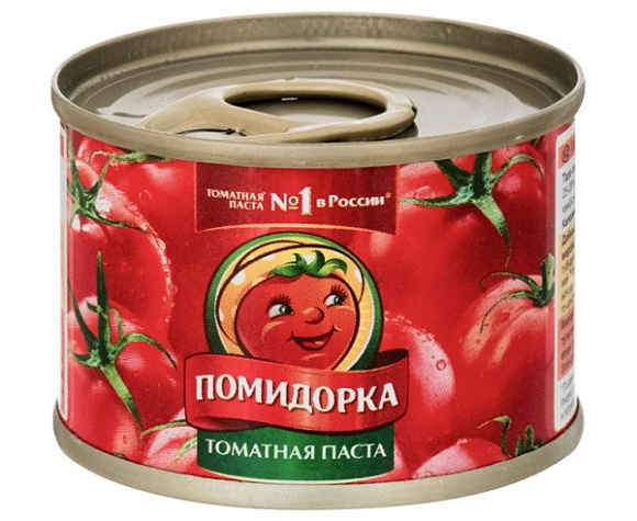 Томатная паста 25-28%, 70г, ж/б, Помидорка (50шт)