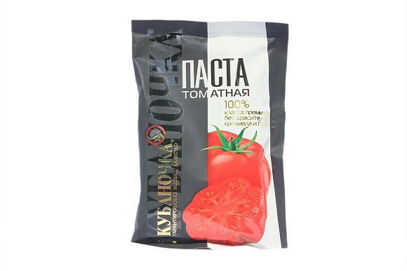 Томатная паста, 100г, саше пак, Кубаночка (25шт)