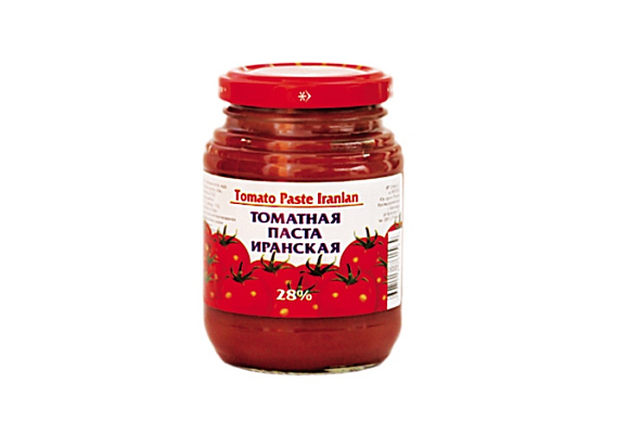 Паста томатная Иранская, 280г, ст. банка (евро), Стоевъ (12шт)