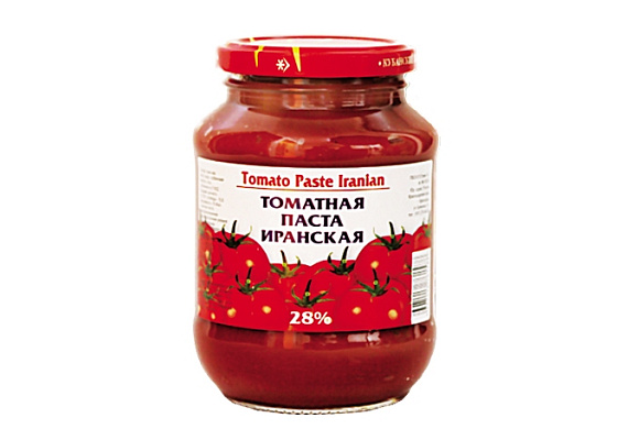 Паста томатная Иранская, 510г, ст. банка (евро), Стоевъ (12шт)